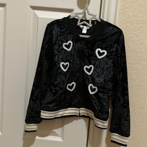 Girls velour jacket